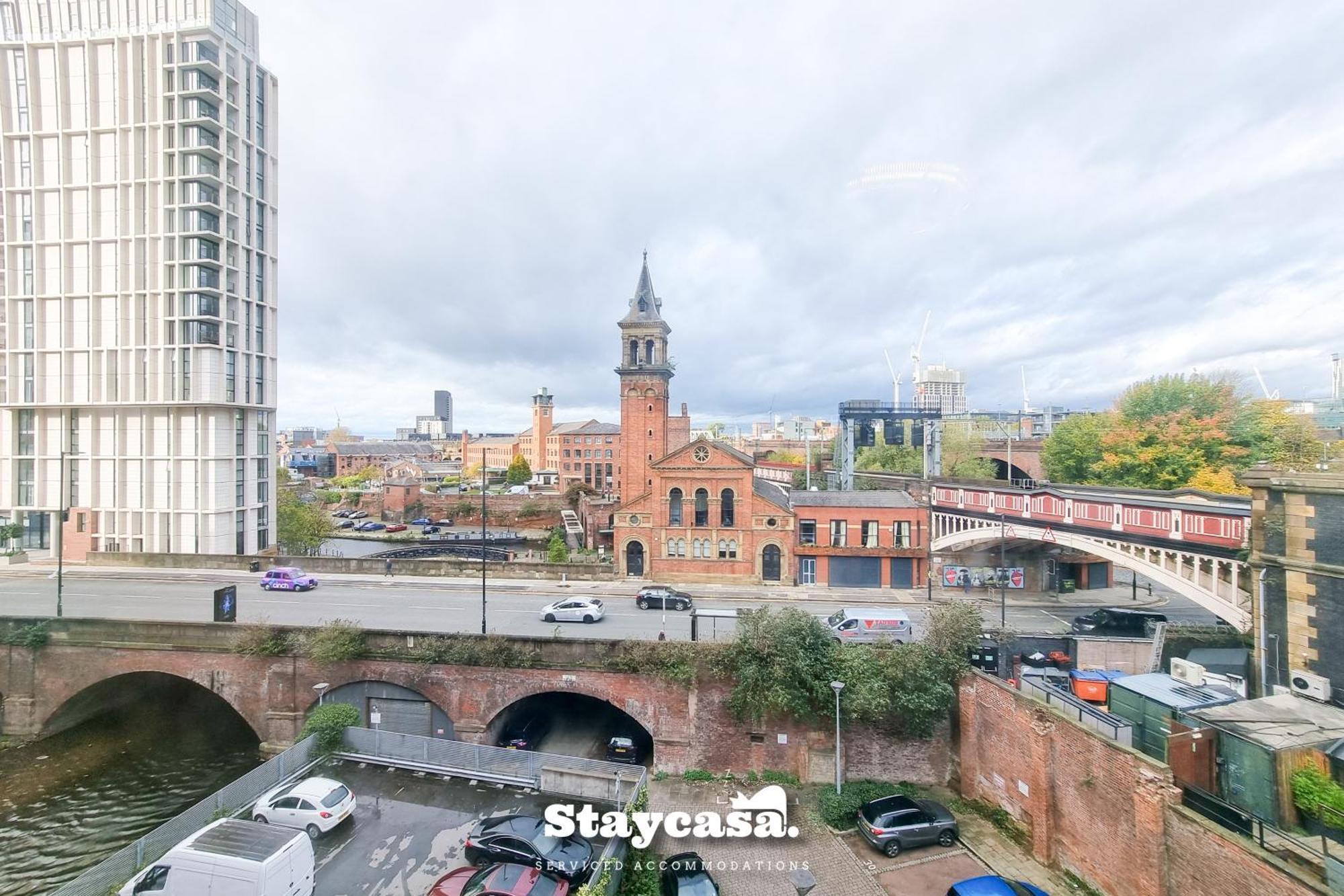 Luxury Deansgate Canal View & Free Parking Manchester